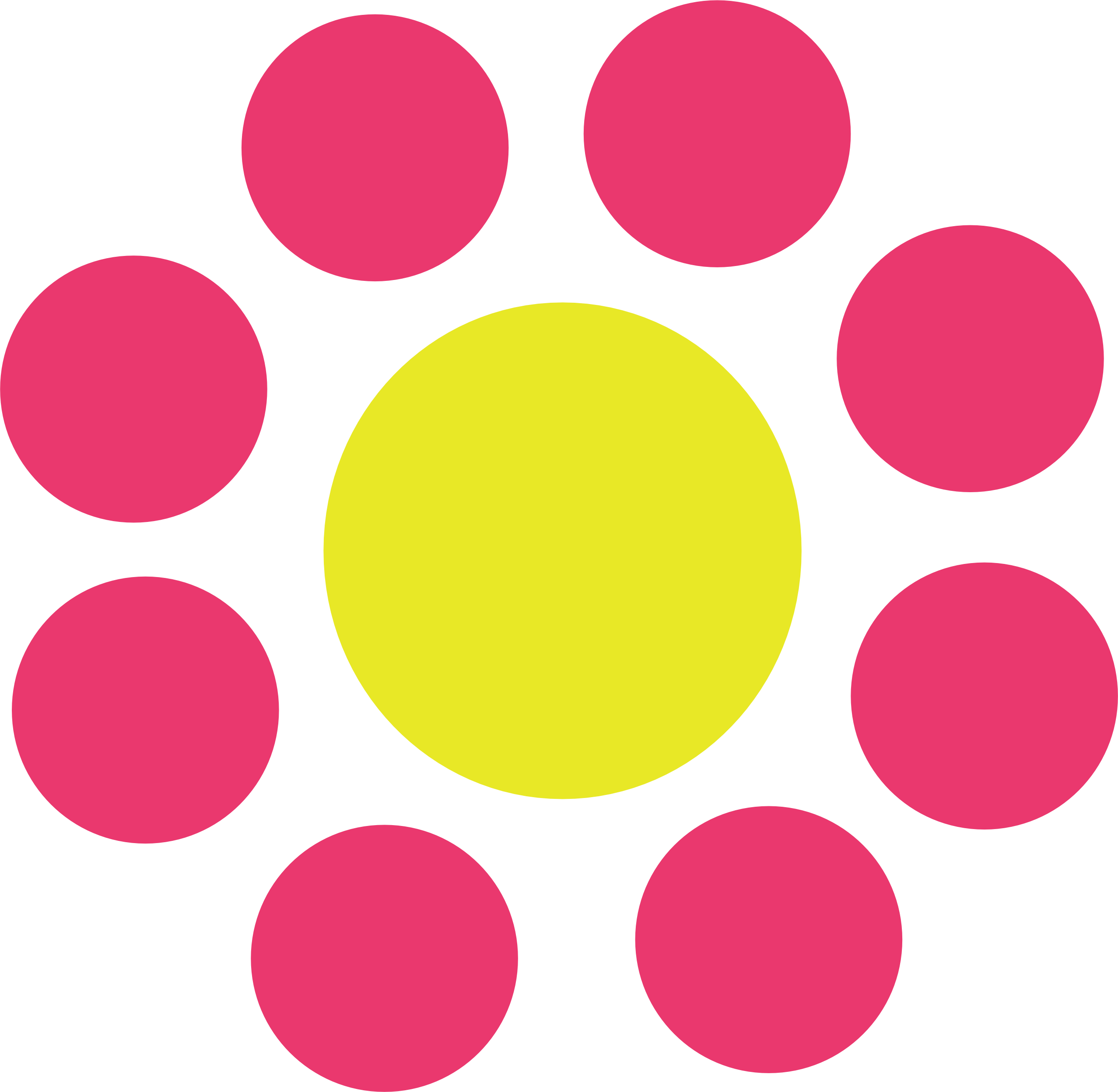9 Circles Clipart 