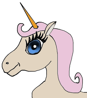 Cute Cartoon Unicorn Illustration - Free Download & Usage
