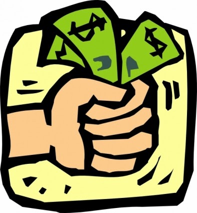 Hand Holding Cash - Illustration of Money in Hand for Financial Concepts