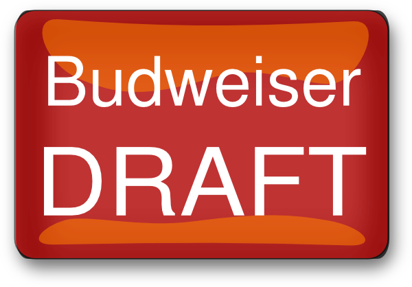 Budweiser Draft Clip Art 