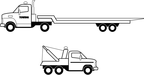 Flatbed cliparts 