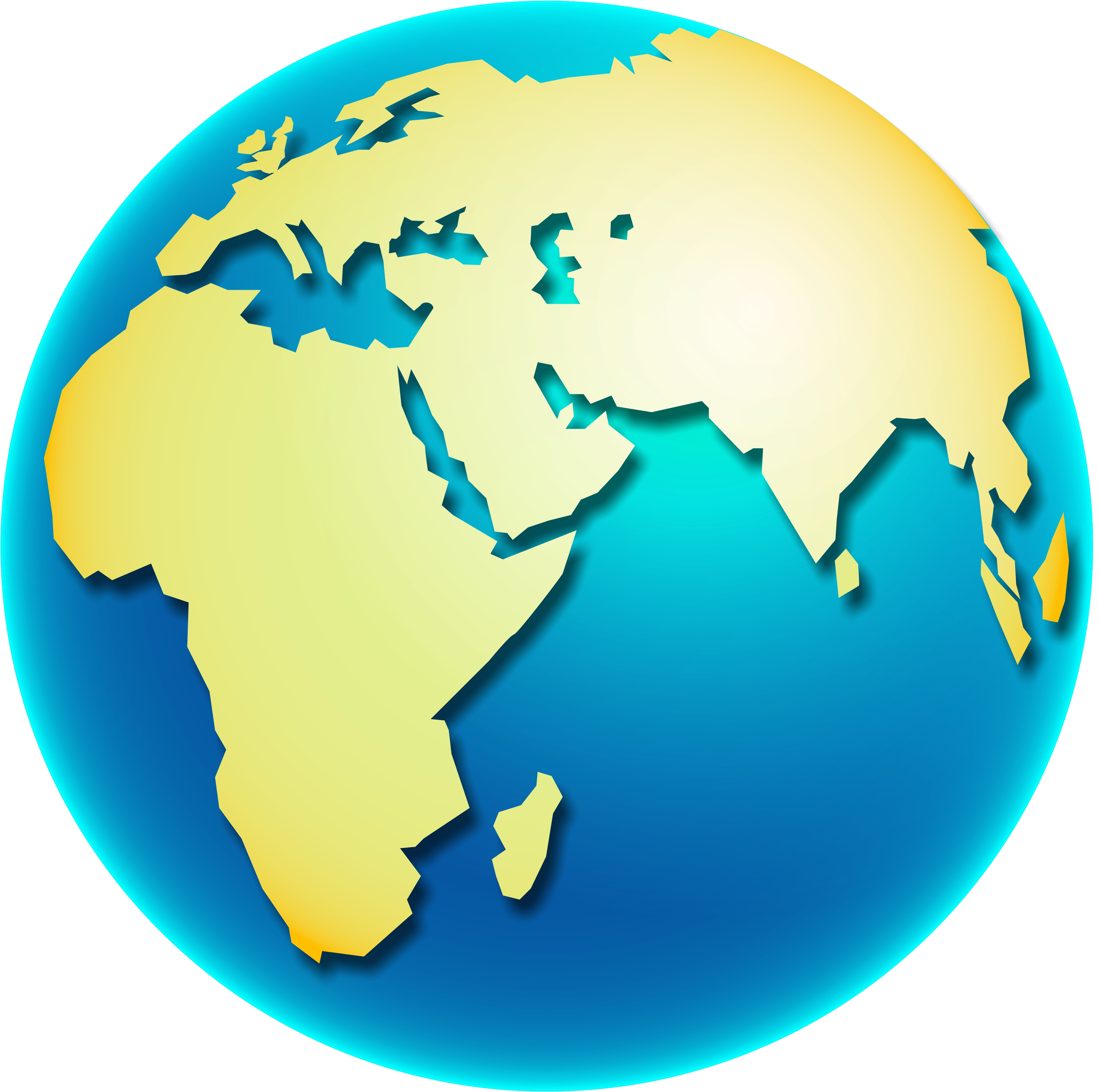 Earth globe clip art free clipart image 