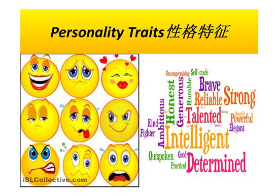 Personality Traits Clipart image 