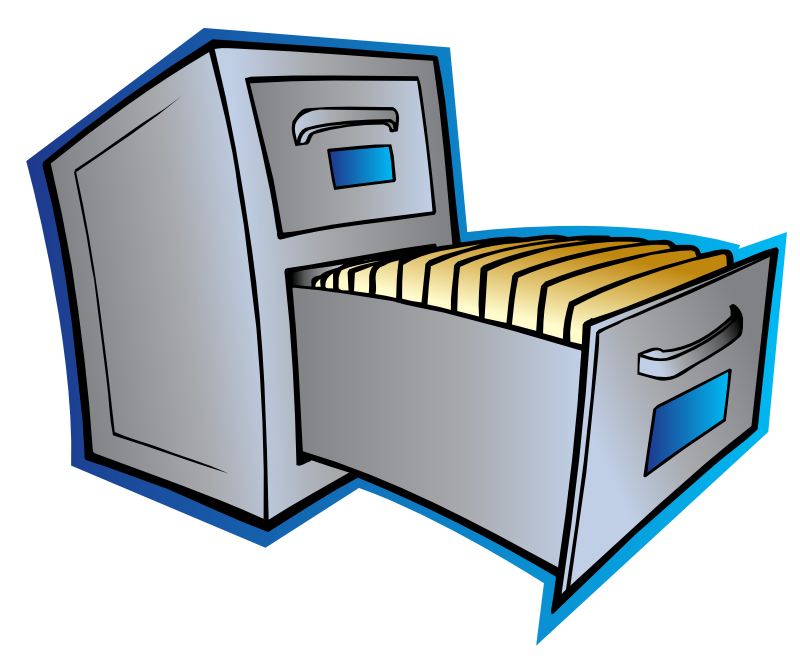 filing cabinet clipart - Clip Art Library