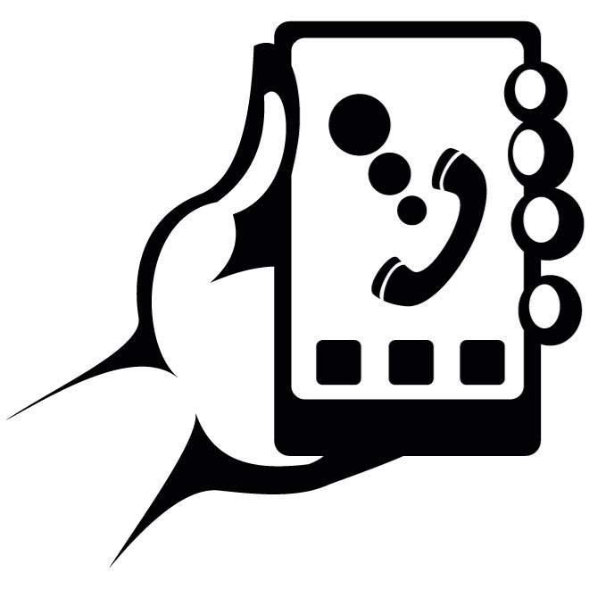 Mobile Calling Interface Icon - Visual Representation of Phone App Usage