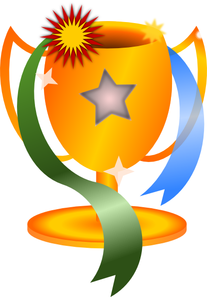Gold Trophy Award Icon - Celebration of Success and Achievement