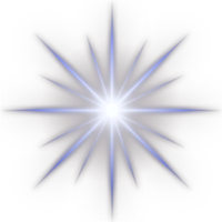 Radiant starburst effect with bright white core and blue-white light rays against dark background