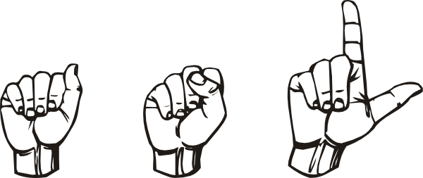 Sign Language Tell Clipart 