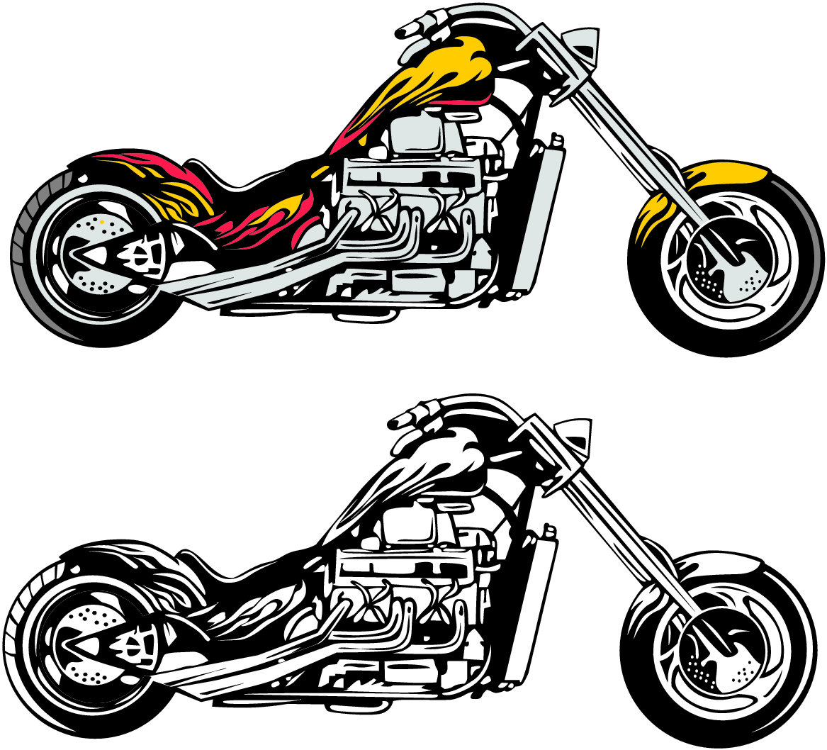 2 Motorcycle Clipart Clip Art Library