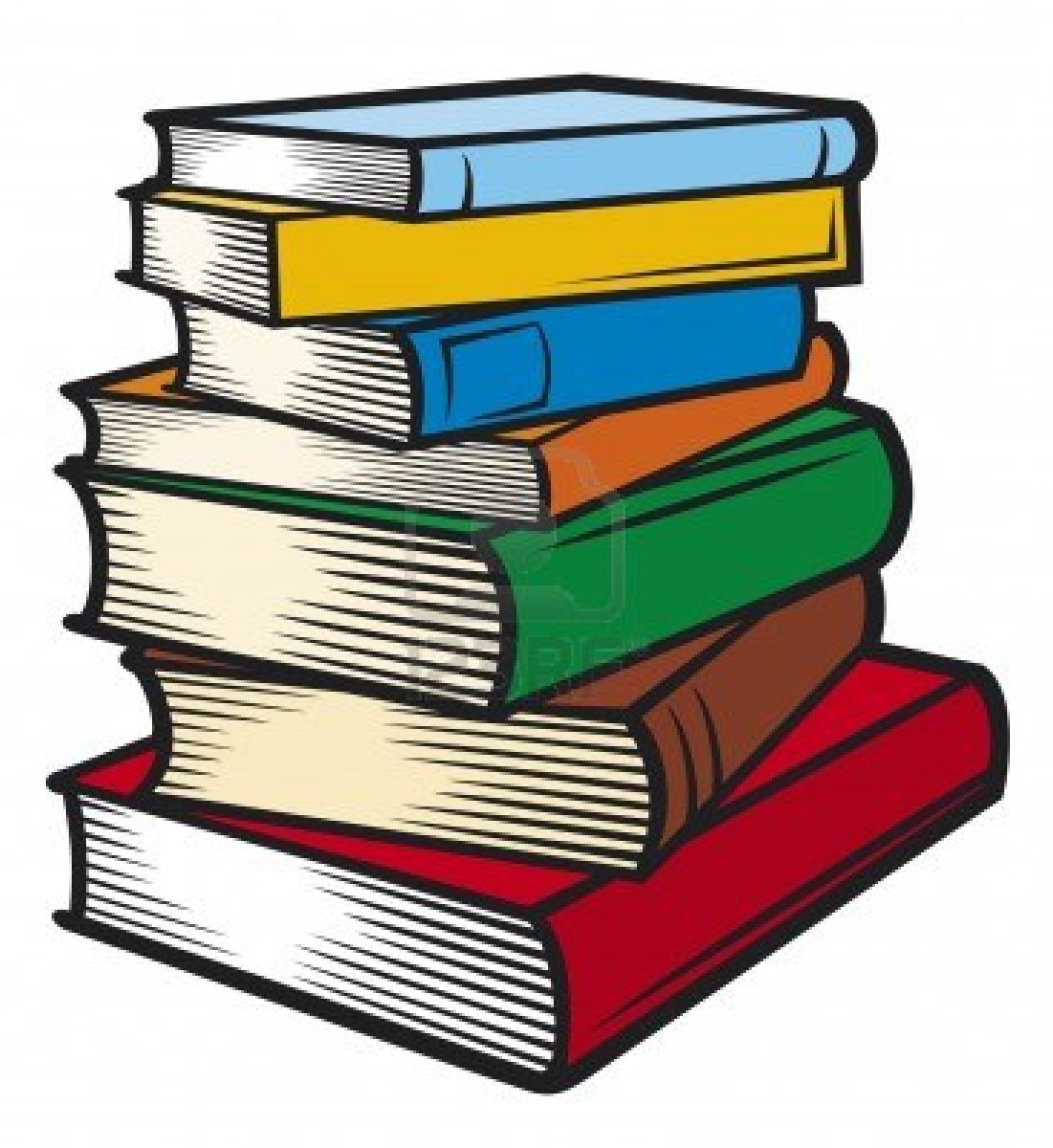 3,300+ Clip Art Of A Piles Of Books Stock Illustrations, Royalty