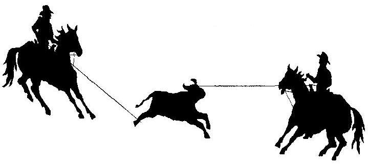 Team Roping Clipart 