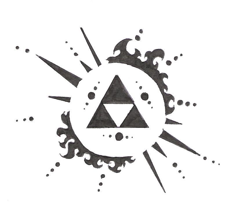 Zelda Triforce Logo Clipart 