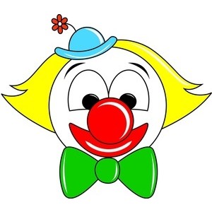 Clown clip art the cliparts 