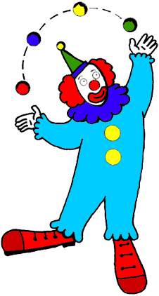 Clowns cliparts 