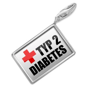Type 2 Diabetes Medical Alert Charm - Awareness & Safety Accessory