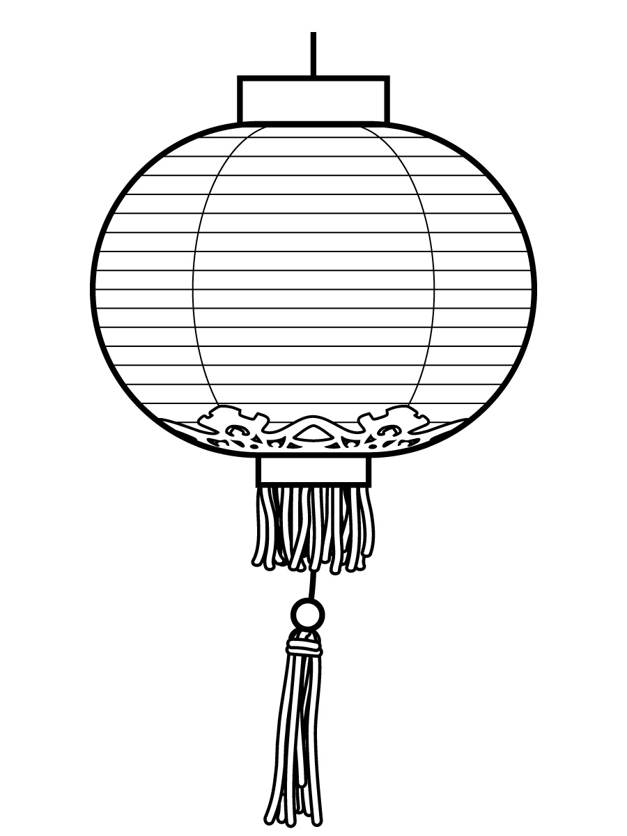 Chinese Lanterns Drawing 