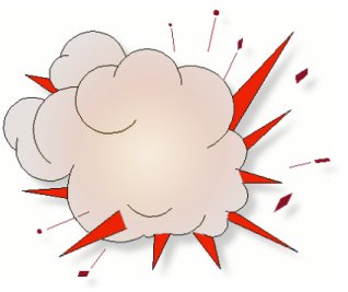 Pix for explosion clipart clipartcow image