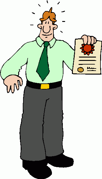 accepting award clipart