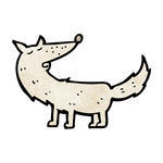 Cartoon Fox Illustration - Playful & Whimsical Animal Art