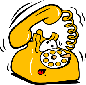Ringing Phone Clip Art 