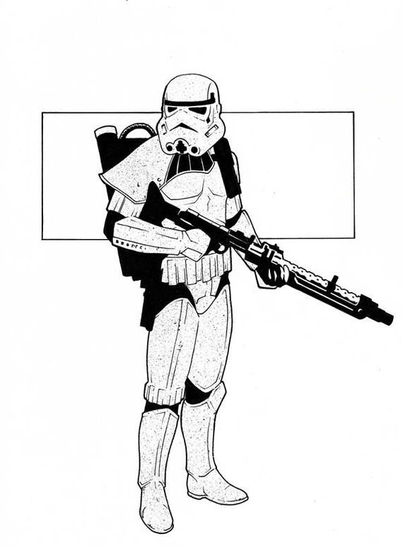 star wars stormtrooper drawings - Clip Art Library