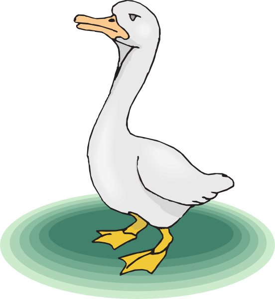 Goose Cartoon Clipart 