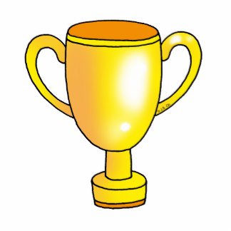 Winning trophy coloring page free clip art image 