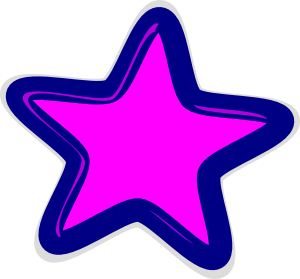 Pink Star Clip Art 