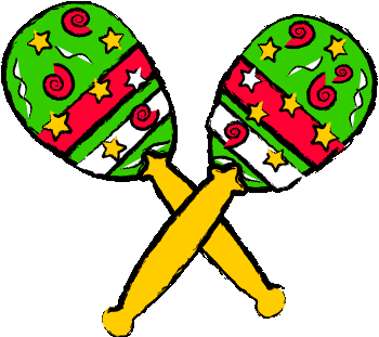 Festive Maracas Clip Art - Free Download for Celebrations & Events