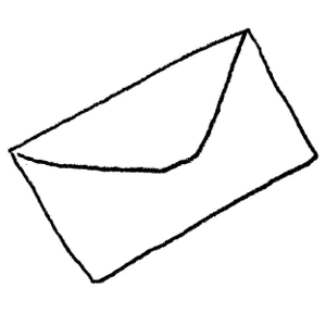 Envelope Clipart Black And White 