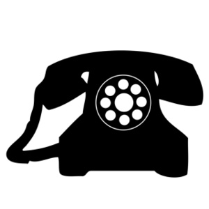 Cell Phone Clipart Black And White 