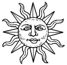 heraldry sun in splendour - Clip Art Library