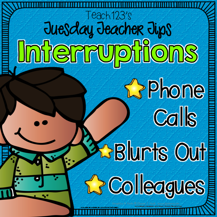 Interruptions, blurts out, and other distractions 