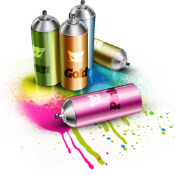 Spray Paint Icon, PNG ClipArt Image 