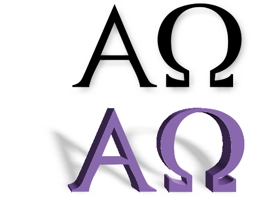 Alpha Omega Symbol - Christian Iconography and Design Elements