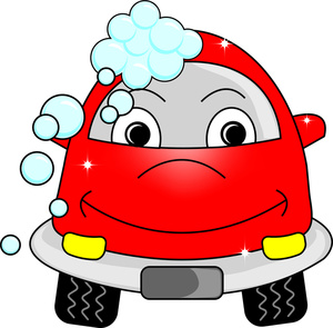 Fun Car Wash Illustration for Kids & Auto Service Websites