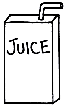 juice pouch clip art