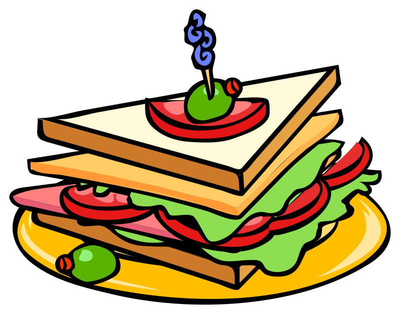 Classic Club Sandwich Illustration - Fresh, Layered & Appetizing