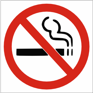 No Smoking Sign - Clear Visual Warning for Smoke-Free Zones