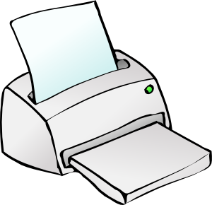 Inkjet Printer Clip Art 