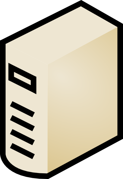 Computer Case clip art Free Vector 