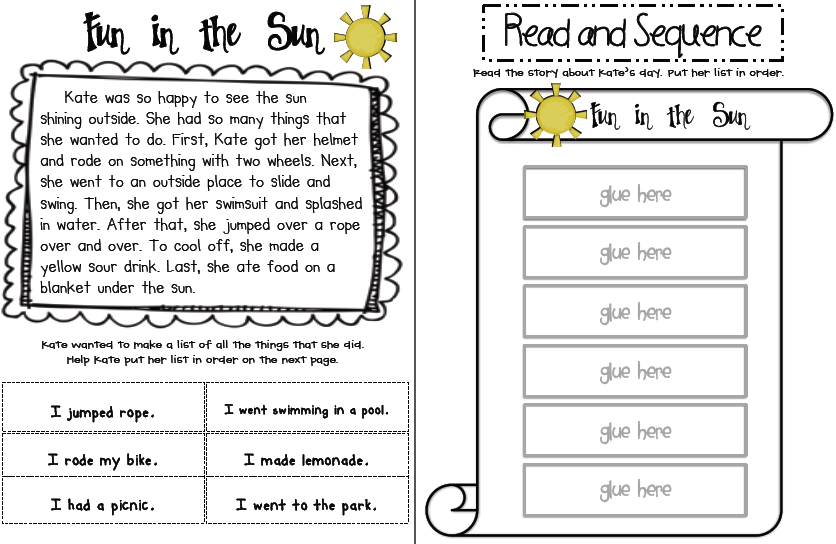 Sarah&First Grade Snippets: June Literacy Center Menu