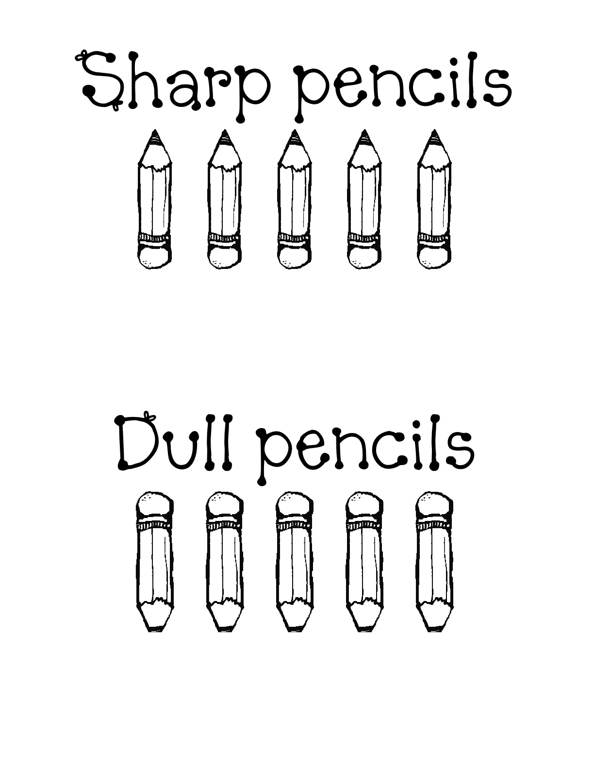 Dull Pencil Clip Art 2