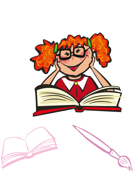 Clipart Studying 