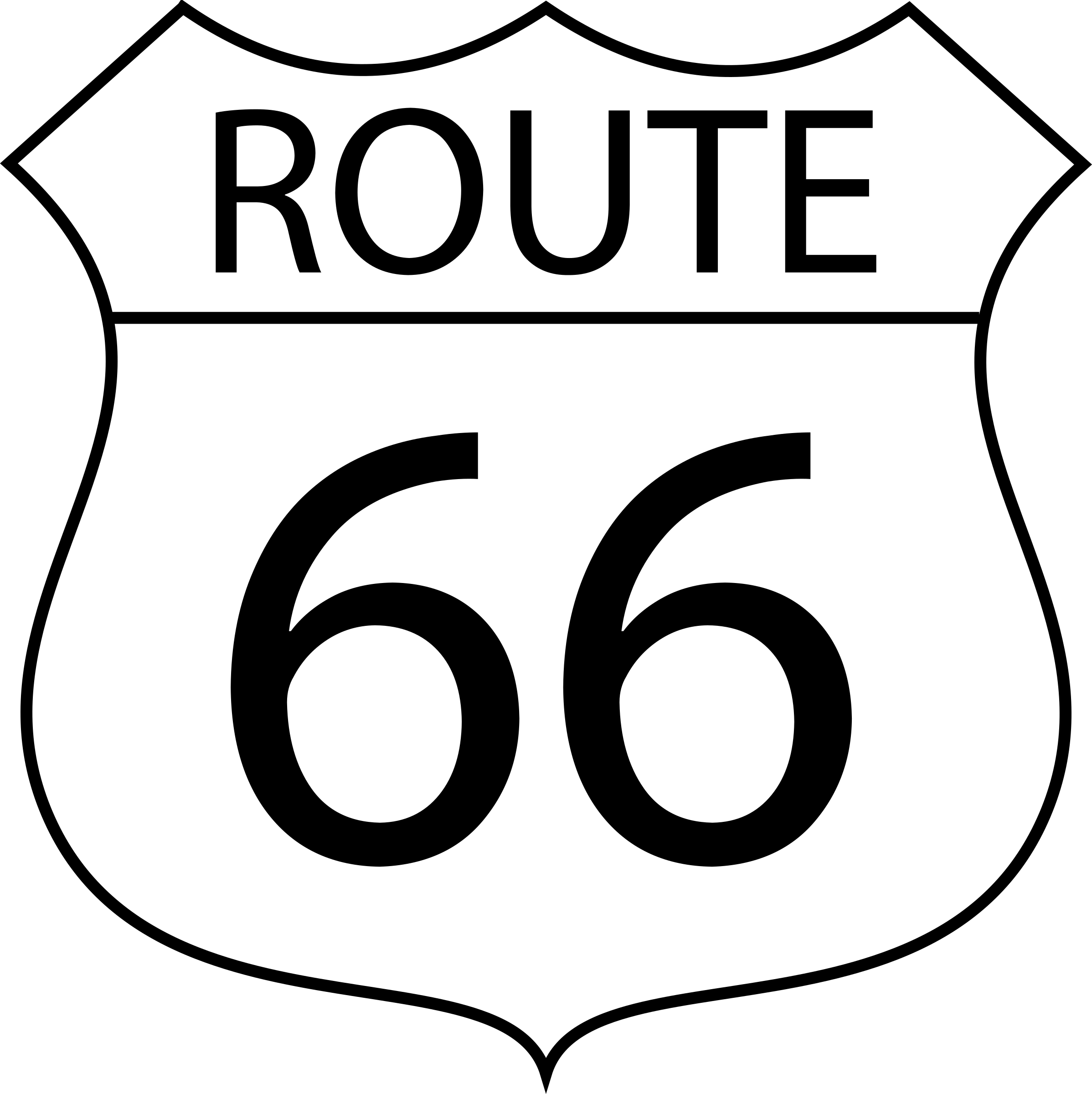 Route 66 Sign Clipart 