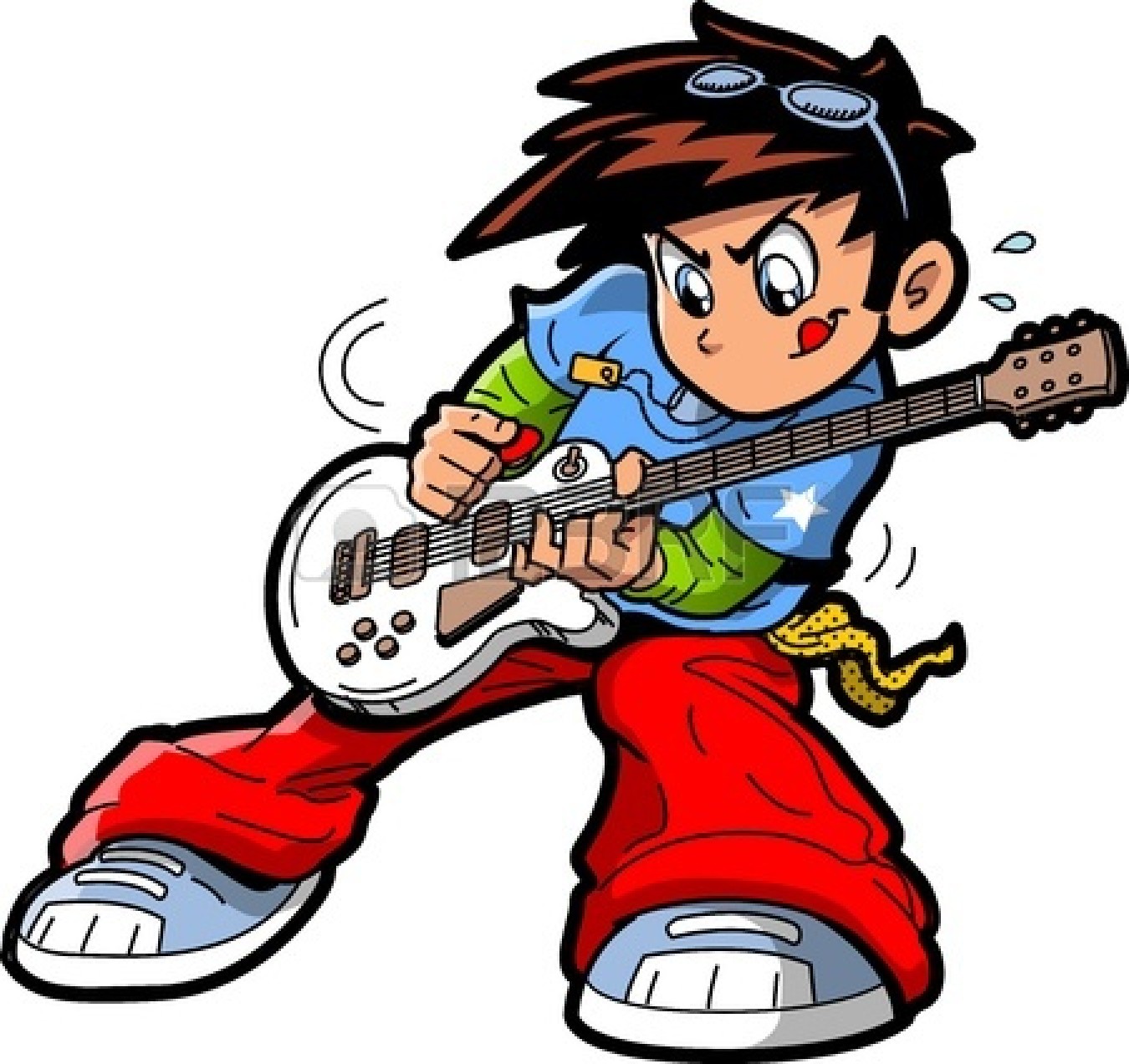 Gambar Rock Star Clip Art Image Library Guitar Gambar Bintang Rockstar ...