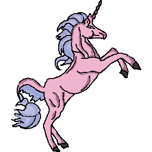 Pink Unicorn Illustration - Fantasy Creature Art for Kids & Creatives
