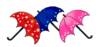 cartoon umbrella clip art group