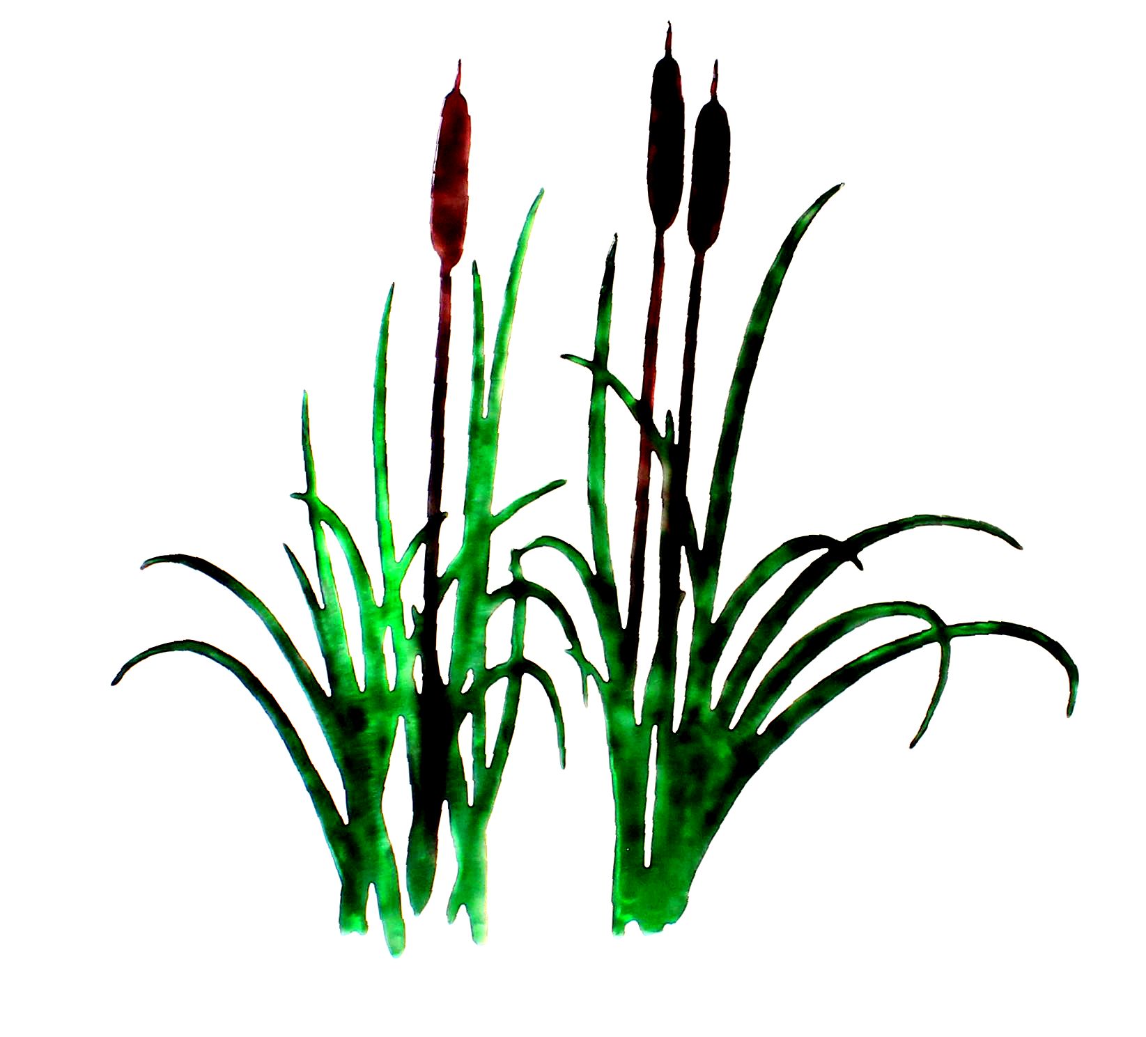 Image of Cattails Clipart Cattails Silhouette Clipart Free 