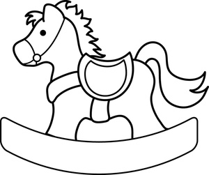 rocking horse clip art - Clip Art Library